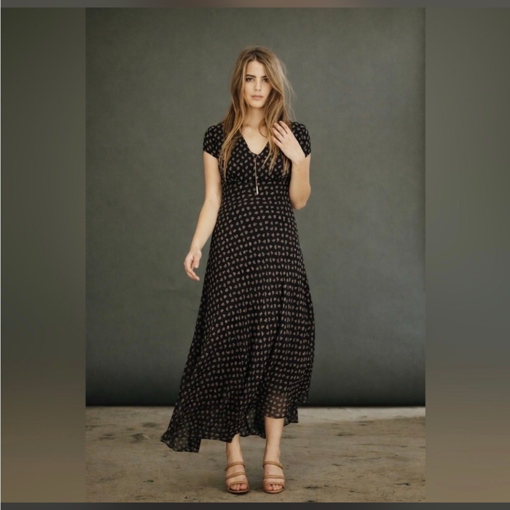 BETWEEN TEN Paisley 100% Silk Dress